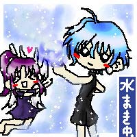 魔法で水撒きマスターと、なぜかはしゃぐセレス様(笑